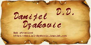 Danijel Džaković vizit kartica